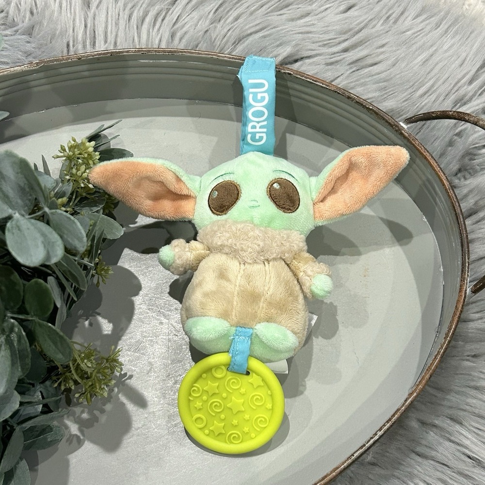 Star‎ Wars Grogu Activity On-The-Go Toy: Teether, Hanging Loop, Crinkles